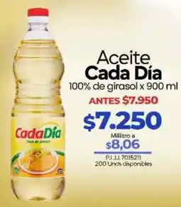 Supermercados Surtiplaza Aceite Cada Día oferta