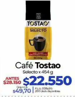 Supermercados Surtiplaza Café Tostao Selecto oferta