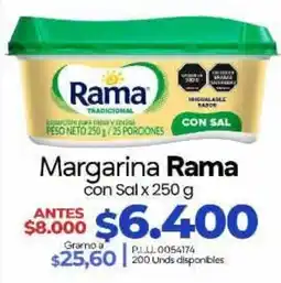 Supermercados Surtiplaza Margarina Rama con Sal oferta