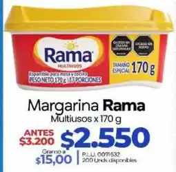 Supermercados Surtiplaza Margarina Rama Multiusos oferta
