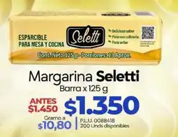 Supermercados Surtiplaza Margarina Seletti oferta