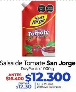 Supermercados Surtiplaza San Jorge Salsa de Tomate oferta