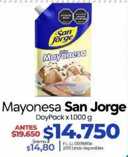 Supermercados Surtiplaza Mayonesa San Jorge oferta
