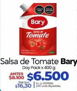 Supermercados Surtiplaza Bary salsa de tomate oferta