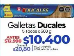 Supermercados Surtiplaza Galletas Ducales oferta
