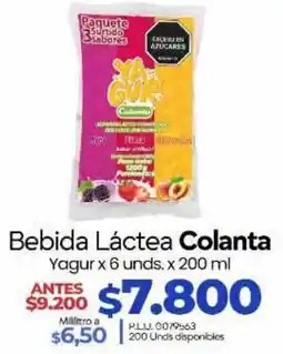Supermercados Surtiplaza Bebida Láctea Colanta oferta