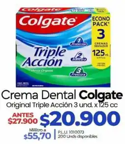 Supermercados Surtiplaza Colgate Crema Dental Original Triple Acción oferta