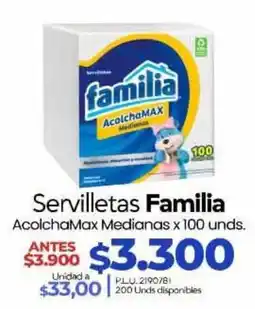 Supermercados Surtiplaza Servilletas Familia AcolchaMax Medianas oferta