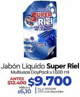 Supermercados Surtiplaza Jabón Líquido Super Riel oferta