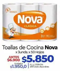 Supermercados Surtiplaza Nova toallas de cocina oferta