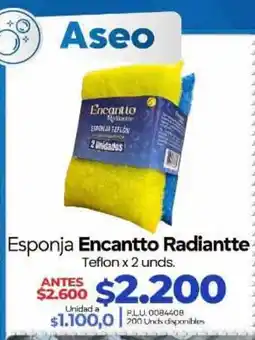 Supermercados Surtiplaza Encantto Radiante Esponja Teflon oferta