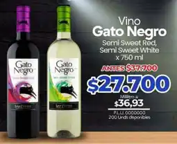 Supermercados Surtiplaza Gato Negro Vino oferta