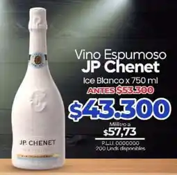 Supermercados Surtiplaza Jp Chenet vino espumoso ice blanco oferta