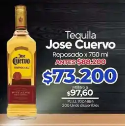 Supermercados Surtiplaza Tequila Jose Cuervo Reposado oferta