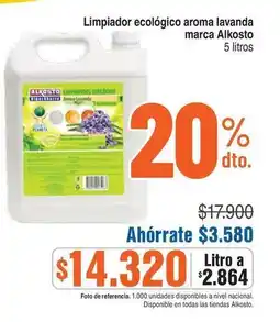 Alkosto Alkosto - limpiador ecológico aroma lavanda oferta
