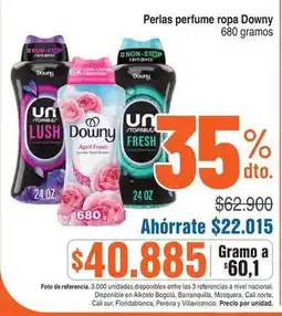 Alkosto Downy - perlas perfume ropa oferta