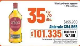 Alkosto Grant's - whisky oferta