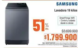 Alkosto Samsung - lavadora 19 kilos oferta