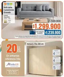Alkosto Alkosto - sofá cama 3 posiciones oferta