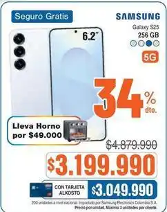 Alkosto Samsung - galaxy s25 oferta