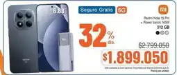 Alkosto Xiaomi - redmi note 15 pro - power banck 165w 512 gb oferta