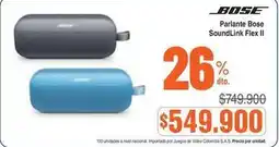 Alkosto Bose - parlante soundlink flex ii oferta