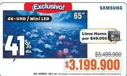 Alkosto Samsung - 4k-uhd / mini led tv oferta