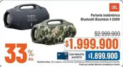 Alkosto Boombox - parlante inalámbrico bluetooth 4 200w oferta