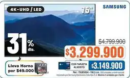 Alkosto Samsung - 4k-uhd/led tv 75 oferta