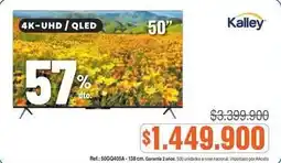 Alkosto Kalley - 4k-uhd / qled 50 tv oferta