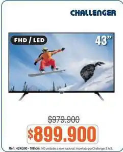 Alkosto Challenger - 43 fhd/led tv oferta