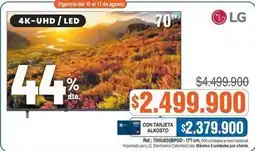 Alkosto Lg - 4k-uhd/led tv 70 oferta