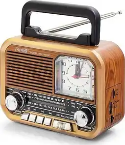 Falabella Radio Con Bluetooth Am fm sw Usb Recargable RELOJ oferta