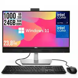 Falabella Todo en Uno Dell Pro 24 Intel Core Ultra 7 265 SSD 1TB RAM 24GB W11 Pro 24” FHD oferta