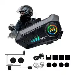 Falabella Intercomunicador Auricular Bluetooth Y10-2x para Motocicleta oferta