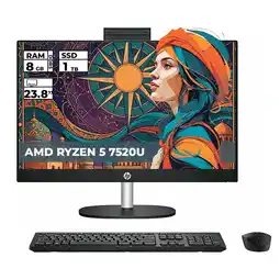 Falabella TODO EN UNO RYZEN 5-7520U 8GB RAM 1TB SSD 24 FHD PERIFERICOS INALAMBRICOS oferta