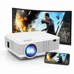 Falabella Proyector Wifi Portátil Cine En Casa Bluetooth HDMI Control Remoto oferta