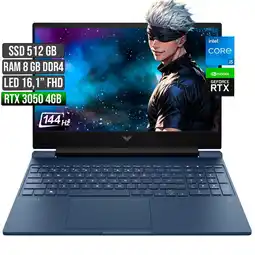 Falabella VICTUS INTEL CORE I5-11400H RTX 3050 4GB SSD 512GB RAM 8GB LED 16 FHD 144Hz oferta