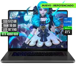 Falabella ROG ZEPHYRUS INTEL CORE I7-13620H RTX 4060 8GB SSD 512GB RAM 16GB LED 16 FHD 165Hz oferta