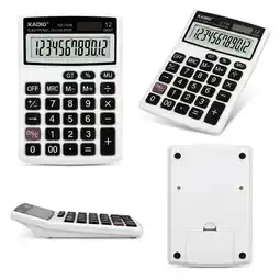 Falabella Calculadora De Escritorio Kadio Kd-100b 12 Digitos + Pila Color Plateado oferta