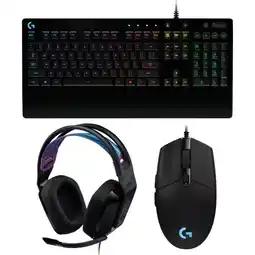 Falabella Teclado G213 Prodigy + Mouse G203 + Diadema G335 oferta