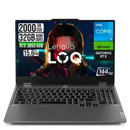 Falabella Portátil LOQ 15 Gaming RTX 3050 6GB Intel Core i5-13450HX RAM 32GB DDR5 SSD 2TB FHD 15.6 oferta