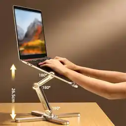 Falabella Soporte Ajustable Giratorio Para Laptop Computador De 360 oferta