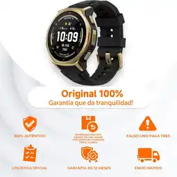 Falabella Reloj Smartwatch Inteligente T-rex 3 Pro 44mm Sapphire Amoled oferta
