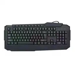 Falabella Teclado Gamer Retroiluminado Seisa con Teclado Numerico y Cable Usb Reforzado oferta
