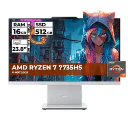 Falabella TODO EN UNO 24ARR9 RYZEN 7-7735HS 16GB RAM 512GB SSD 24 FHD oferta