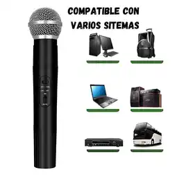 Falabella Kit 2 Micrófonos Inalámbricos Sm-58ii Profesional Karaoke oferta