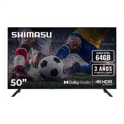 Falabella Televisor 50 Pulgadas SH-TV50UQL1F5CO 4K UHD QLED Smart TV Google oferta