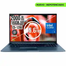 Falabella Portatil VivoBook Core 5 120U Ssd 2TB Ram 16Gb Fhd 15.6 oferta