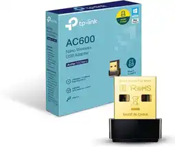 Falabella Adaptador WiFi USB TP-Link Archer T2U Nano AC600 Doble Banda USB 2.0 Nano para PC y Portátil oferta